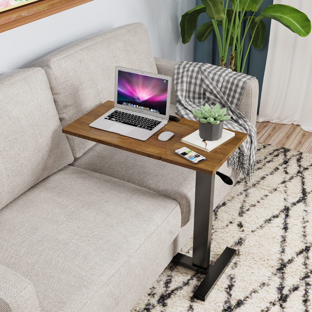 Adjustable Overbed Table with Wheels