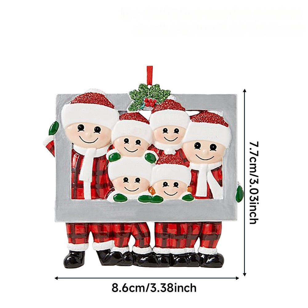 DIY  Christmas Family Pendant Decorations for Home