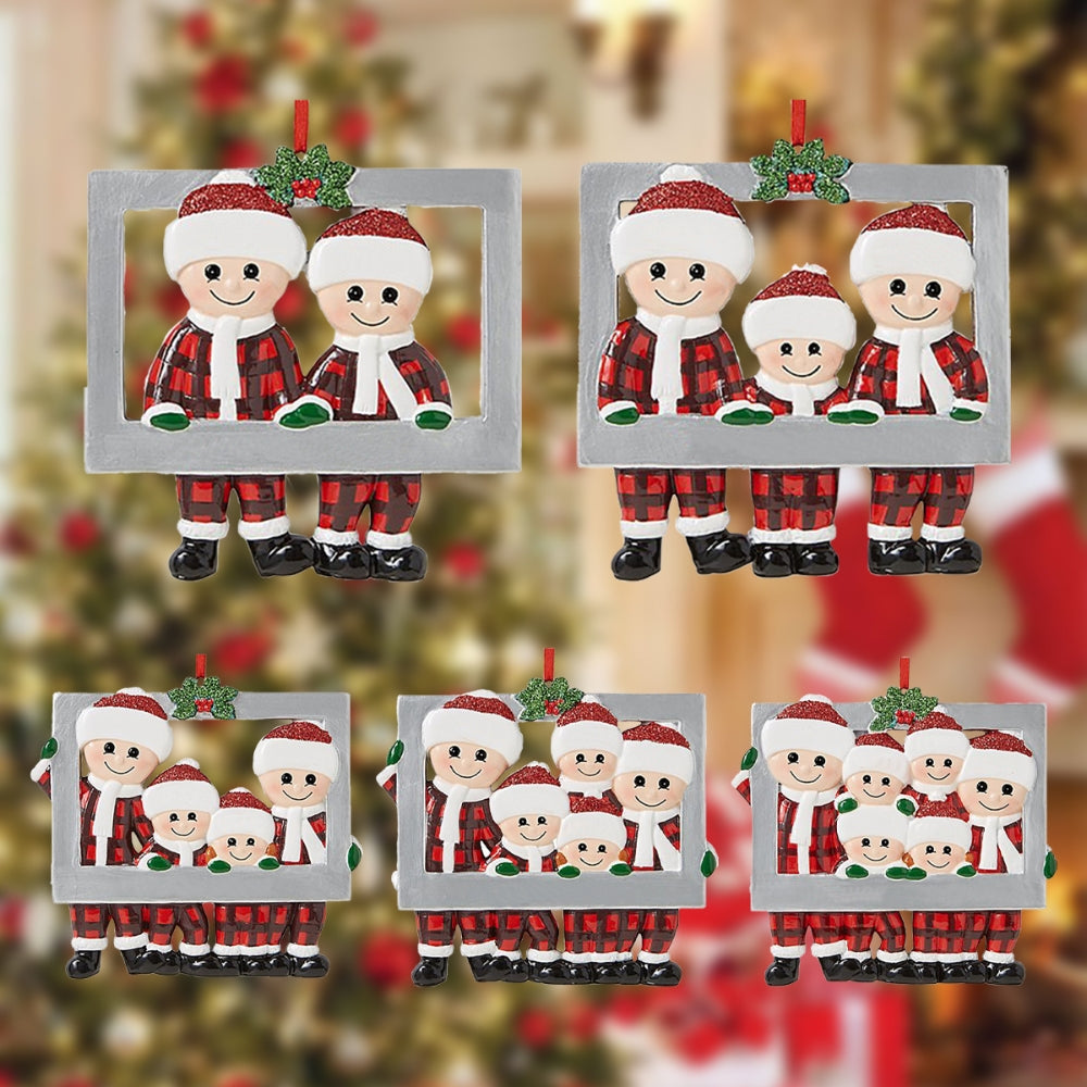 DIY Christmas Family Pendant Decorations for Home