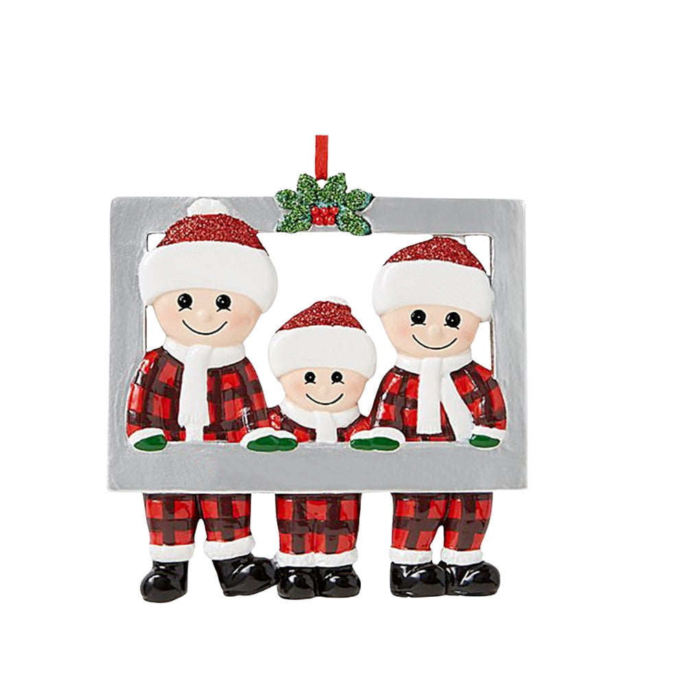 DIY  Christmas Family Pendant Decorations for Home