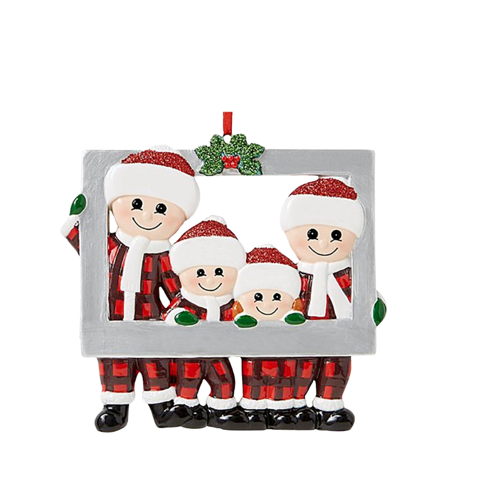 DIY Christmas Family Pendant Decorations for Home