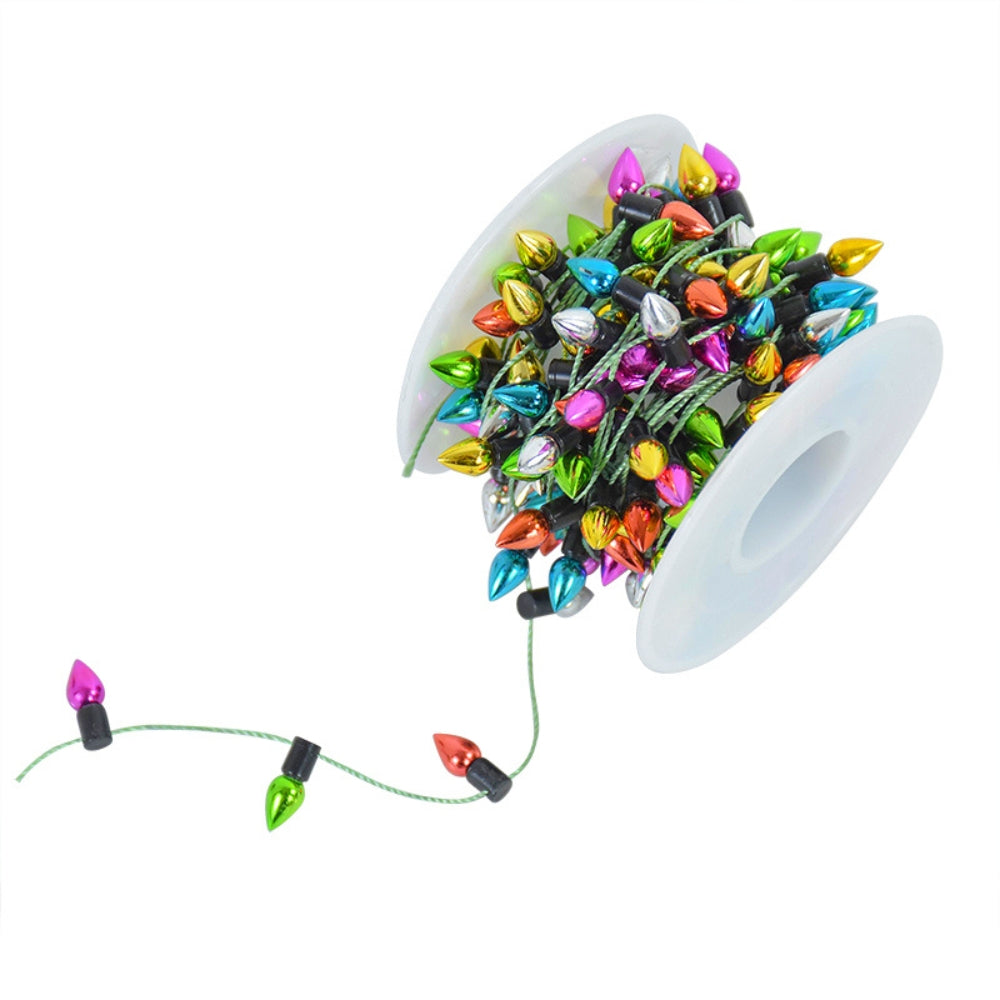 5M Colorful Bulbs String Garland Christmas Home Decorations Not LED