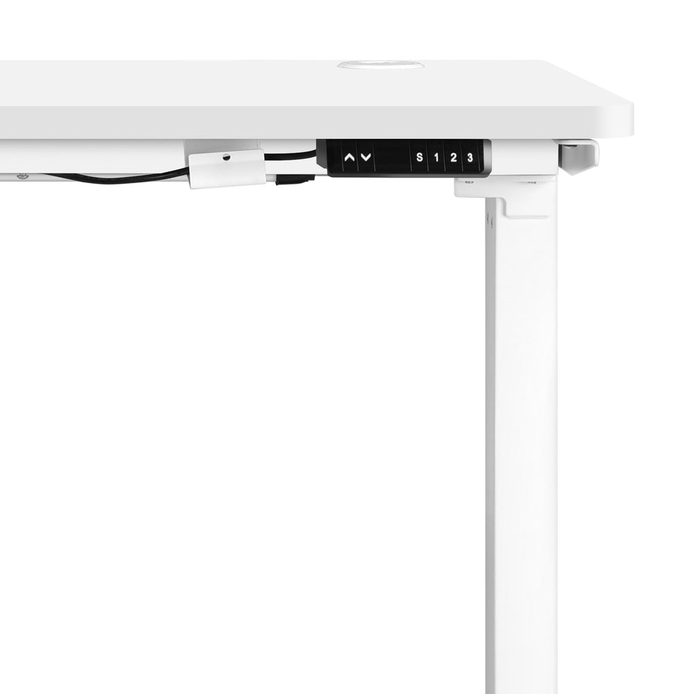 Adjustable Motorized Standing Desk 150cm White