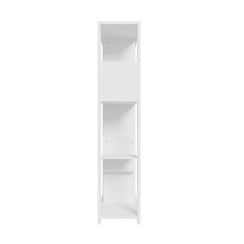 White Open Multi-Tier Display Shelf