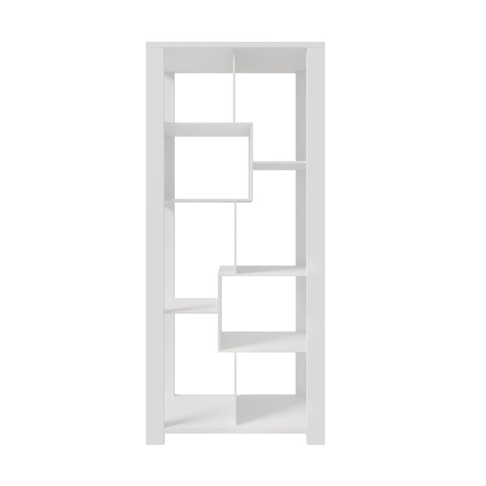 White Open Multi-Tier Display Shelf