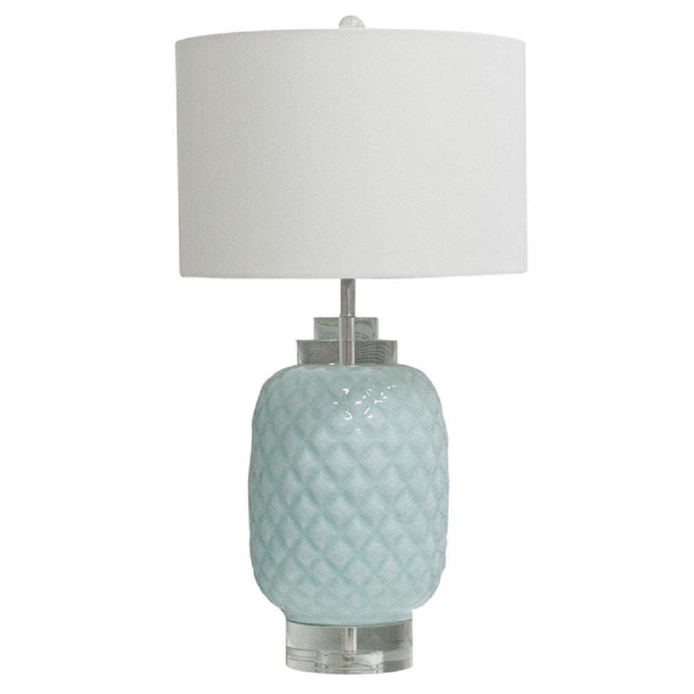 Island Ceramic Table Lamp Turquoise