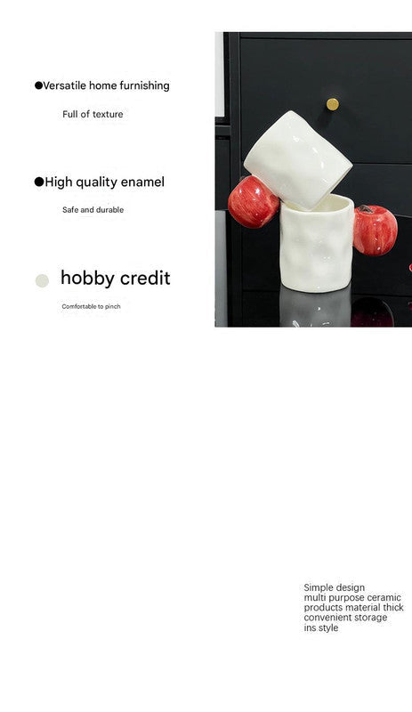 Red Apple Ceramic Mug