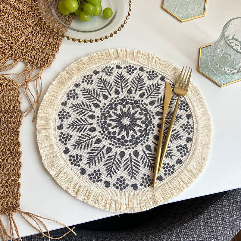 Boho Tassels Placemat - 4pcs
