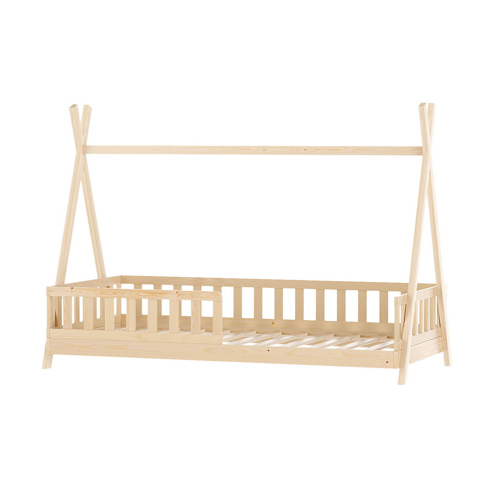 Bed Frame Wooden Oak PUAH