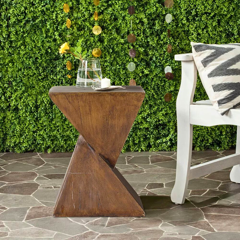 Concrete Accent Nordic Sofa Side End Table Pedestal