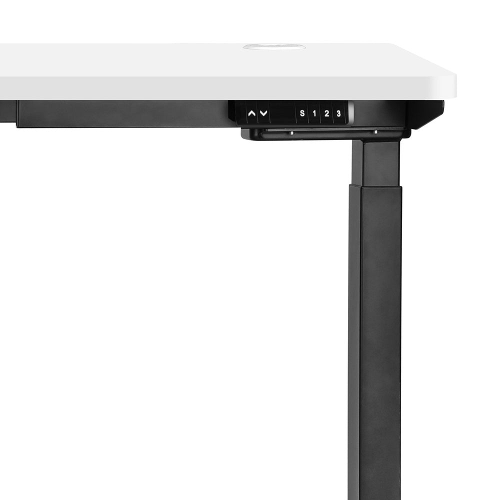 Adjustable Standing Desk Dual Motor 120cm Black and White