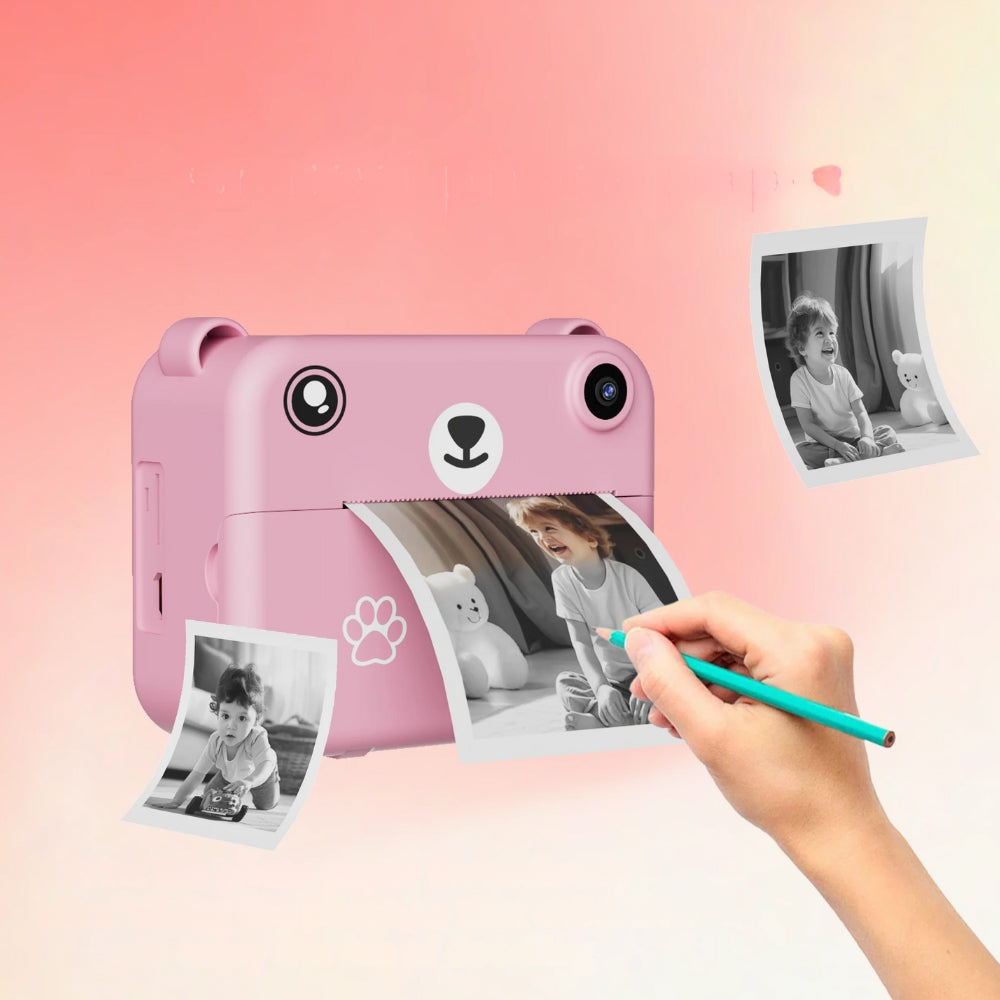 Kids Instant Print Camera 1080P HD Video Recorder