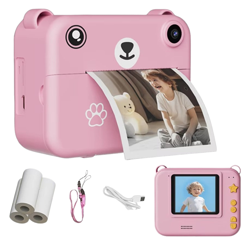 Kids Instant Print Camera 1080P HD Video Recorder