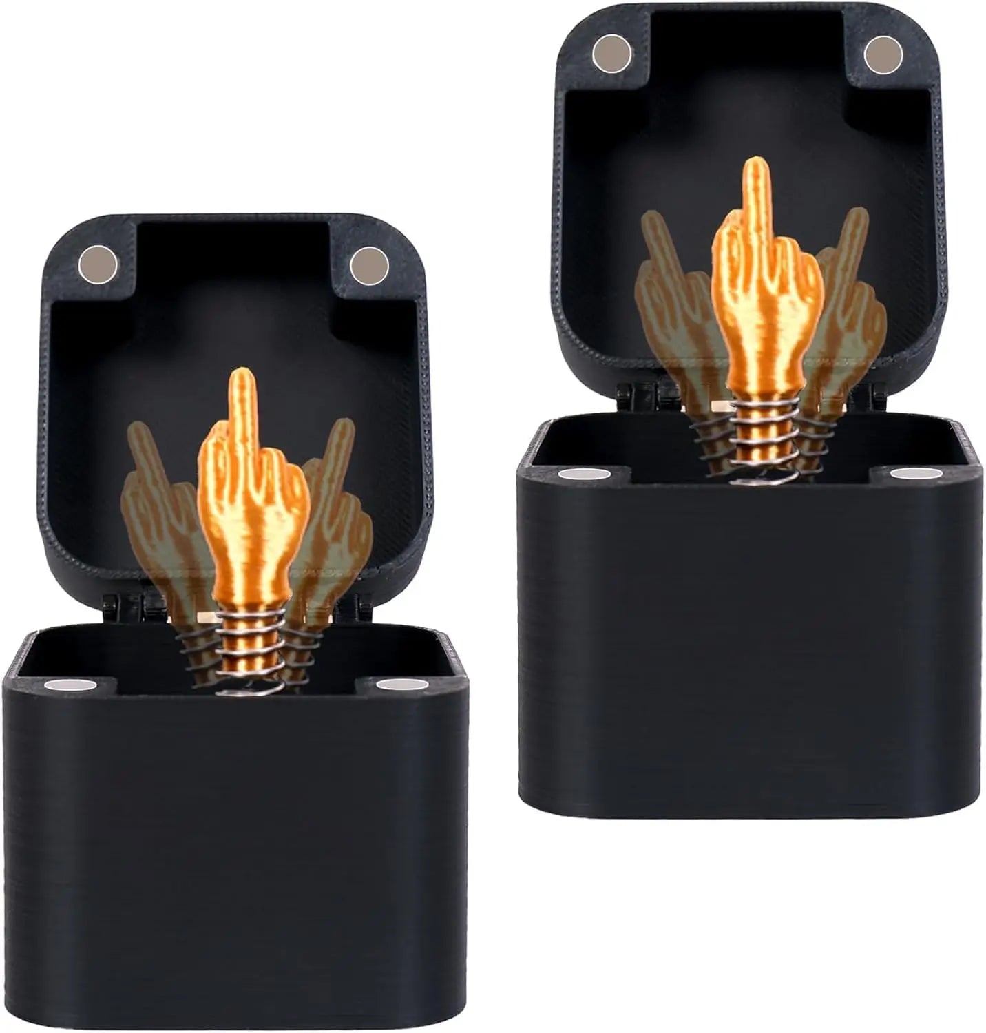 Christmas Gag Gift Middle Finger in A Box