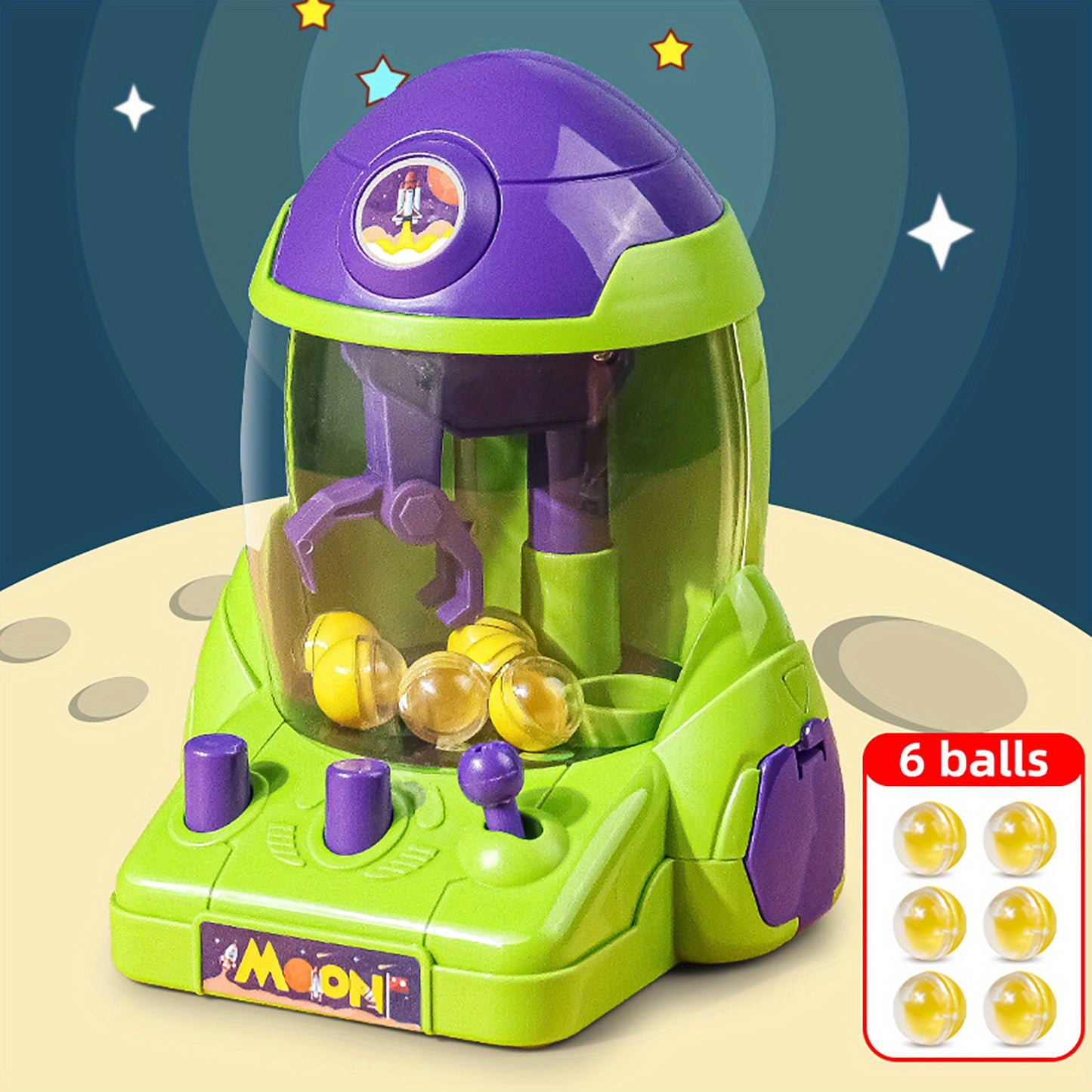 Space Rocket Crawler Ball Pincer Egg Twister