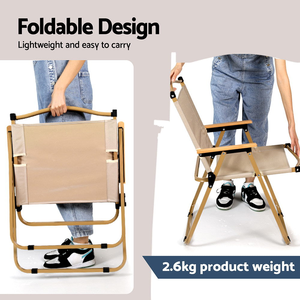 Garden Outdoor Camping Chairs Portable Folding Beach Chair 