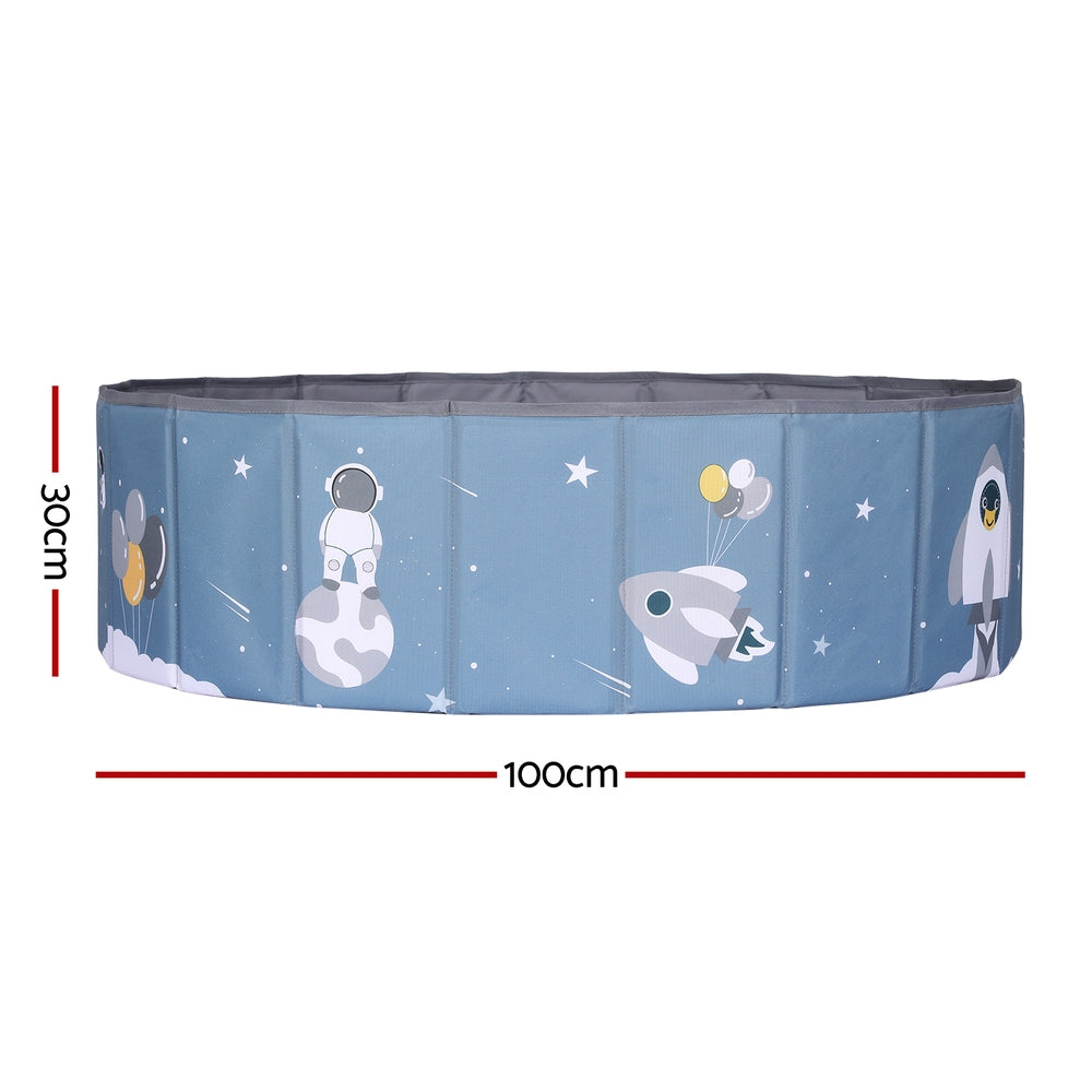 Keezi Foldable Kids Ball Pool Pit Storage Bag Blue