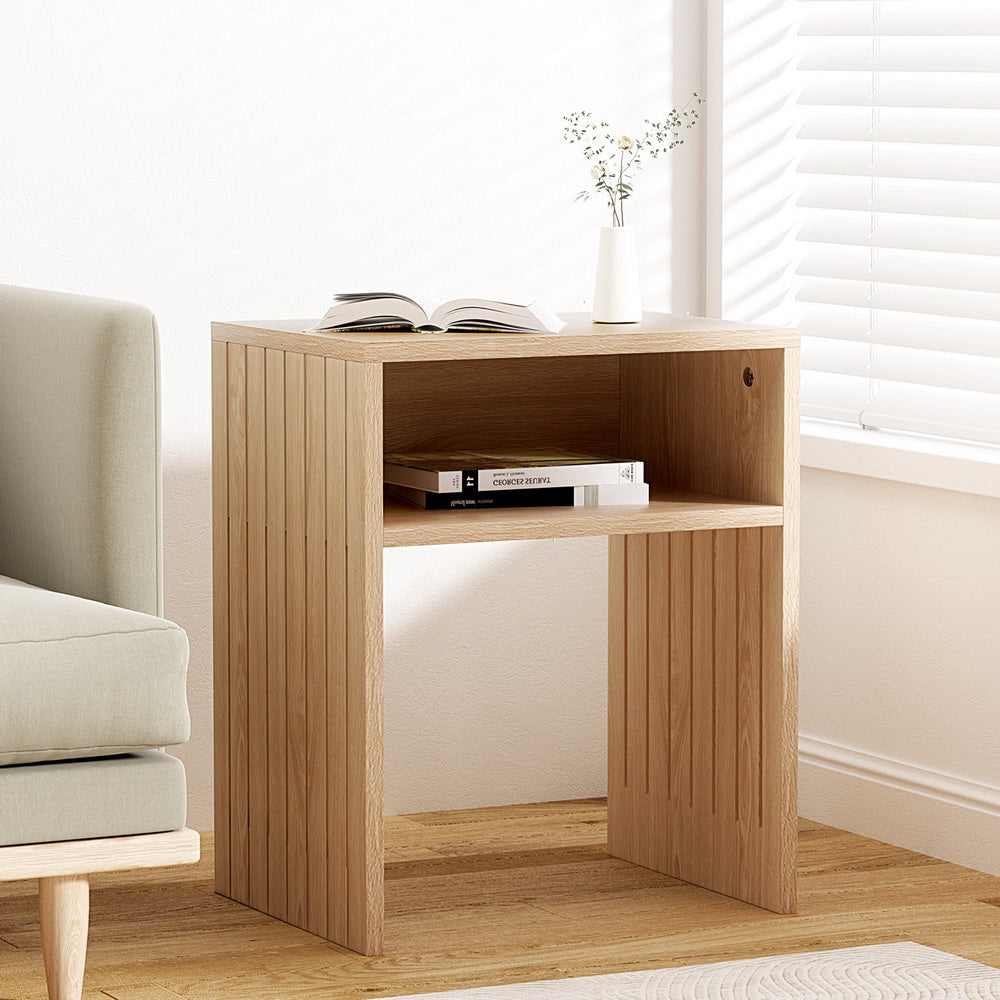 Artiss Pine Side Table