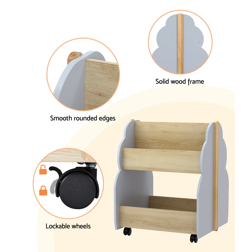 Toy Box w Bookshelf & Storage