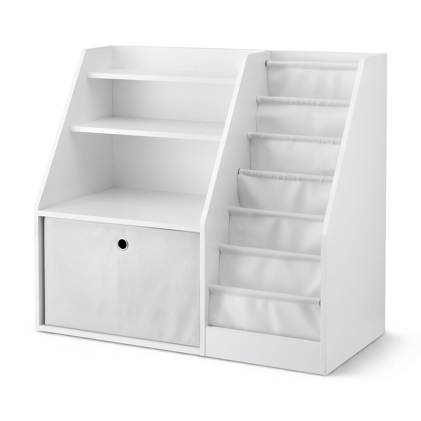 Children Bookcase w Drawer White