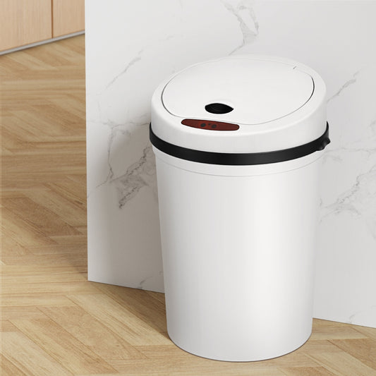 9L Sensor Bin Motion Rubbish Bins Kitchen Automatic Trash Can White