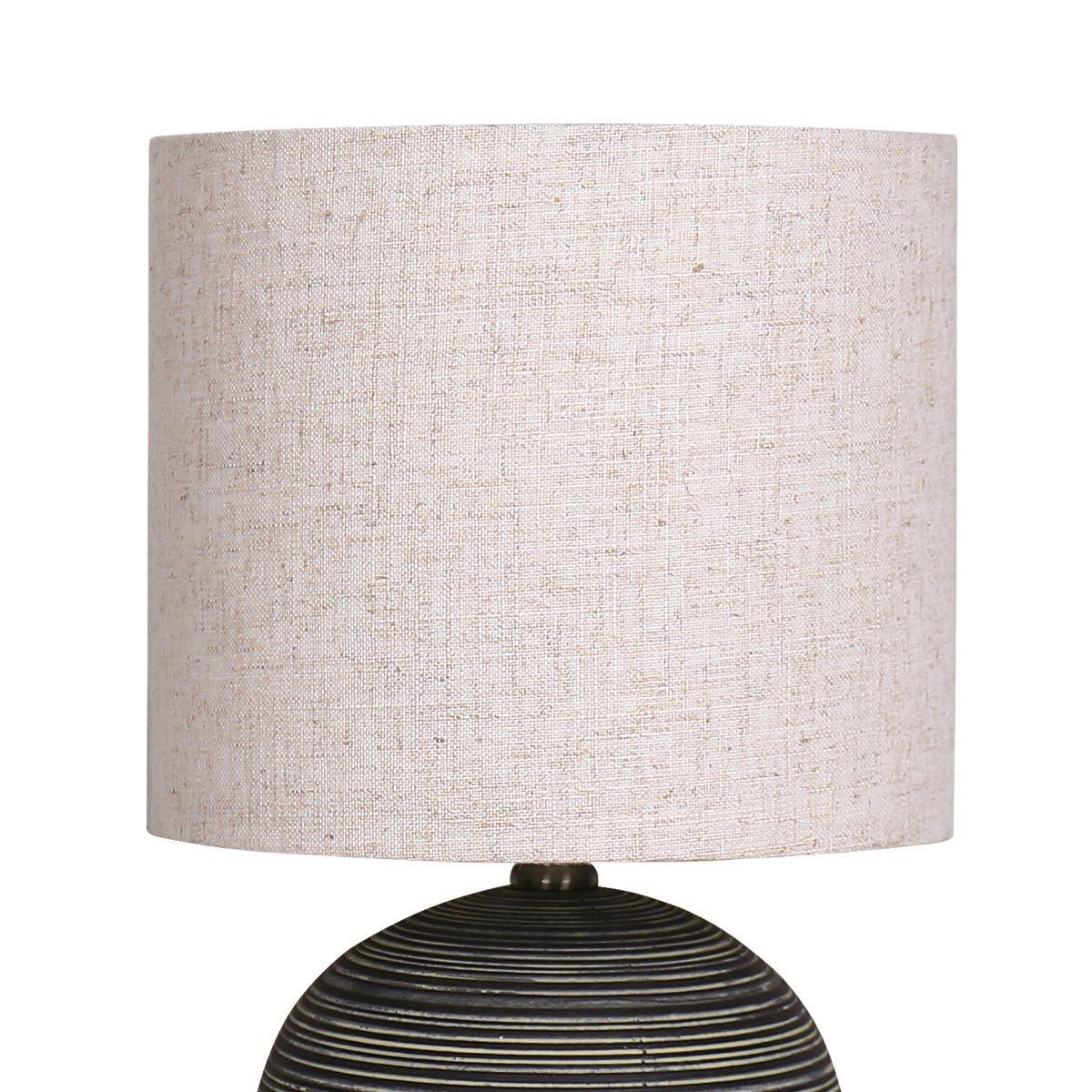 Sarantino Ceramic Table Lamp Striped Pattern