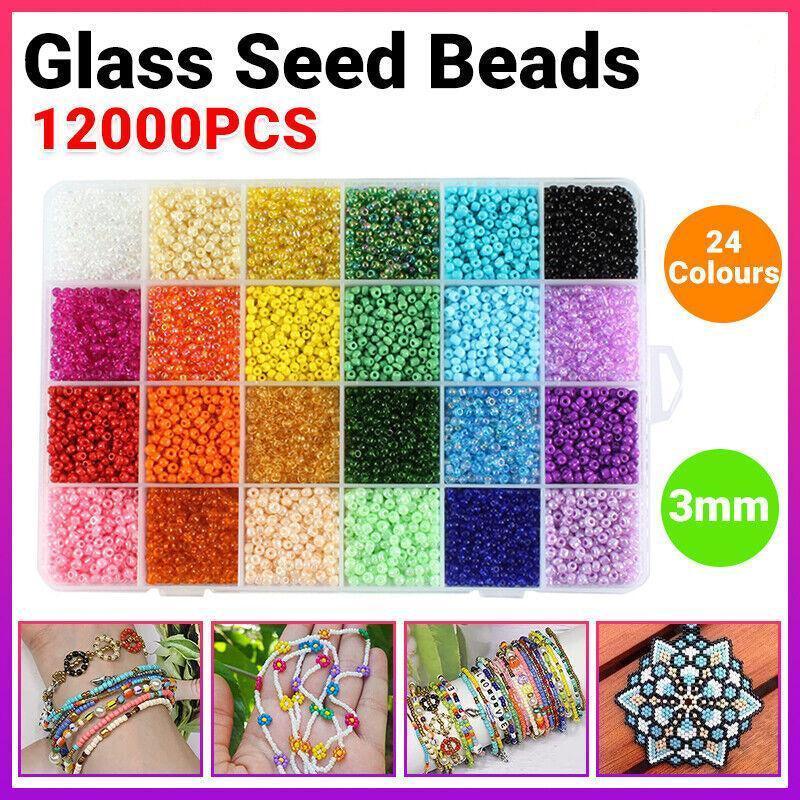Glass Seed Bracelet Beads Kit