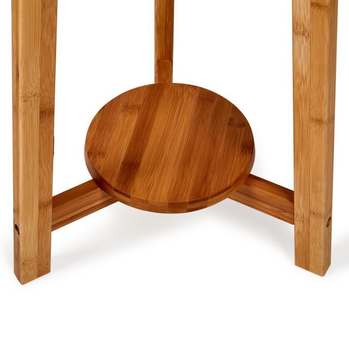 Wooden Tripod Floor Lamp