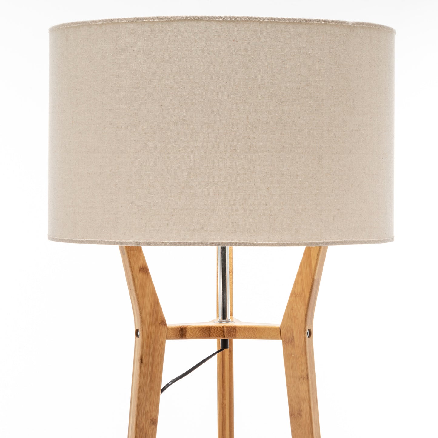 Bamboo Tripod Floor Lamp