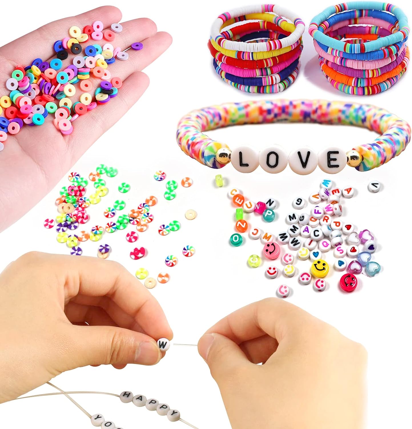 Premium Polymer Clay Beads Kit