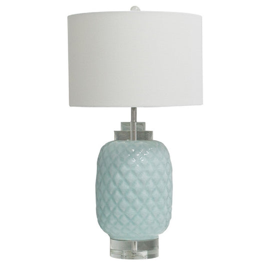 Island Ceramic Table Lamp Turquoise
