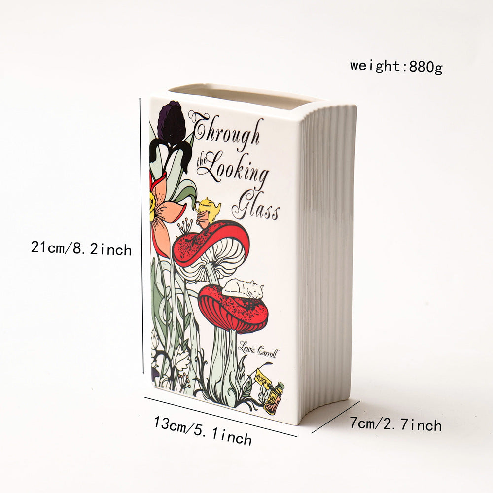 Creative Book Vase