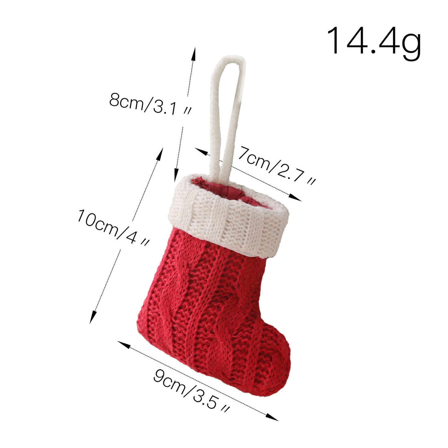 Mini Knitted Christmas Cutlery Holders - 8 Pack